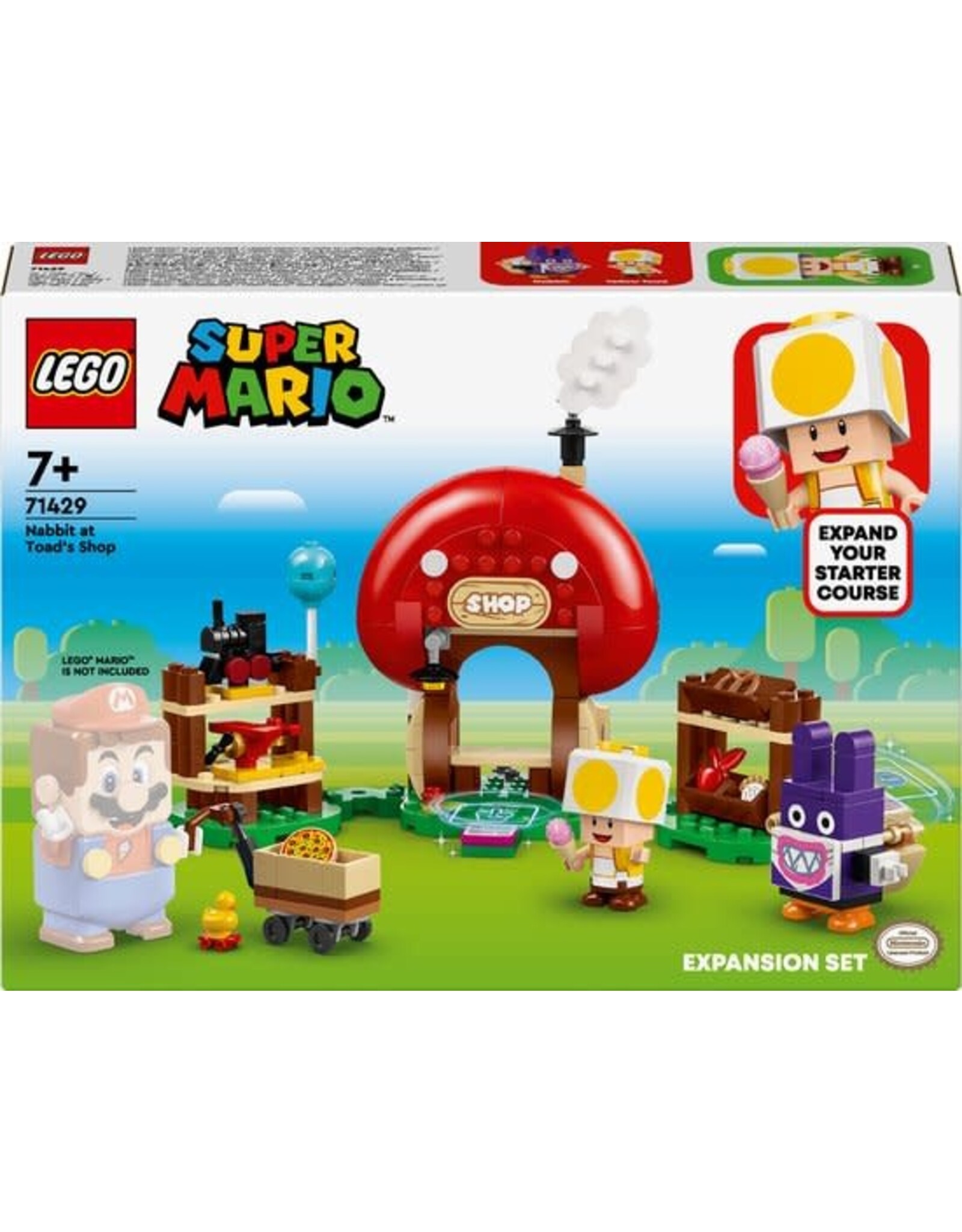 LEGO LEGO Super Mario™ Uitbreidingsset: Nabbit bij Toads winkeltje - 71429