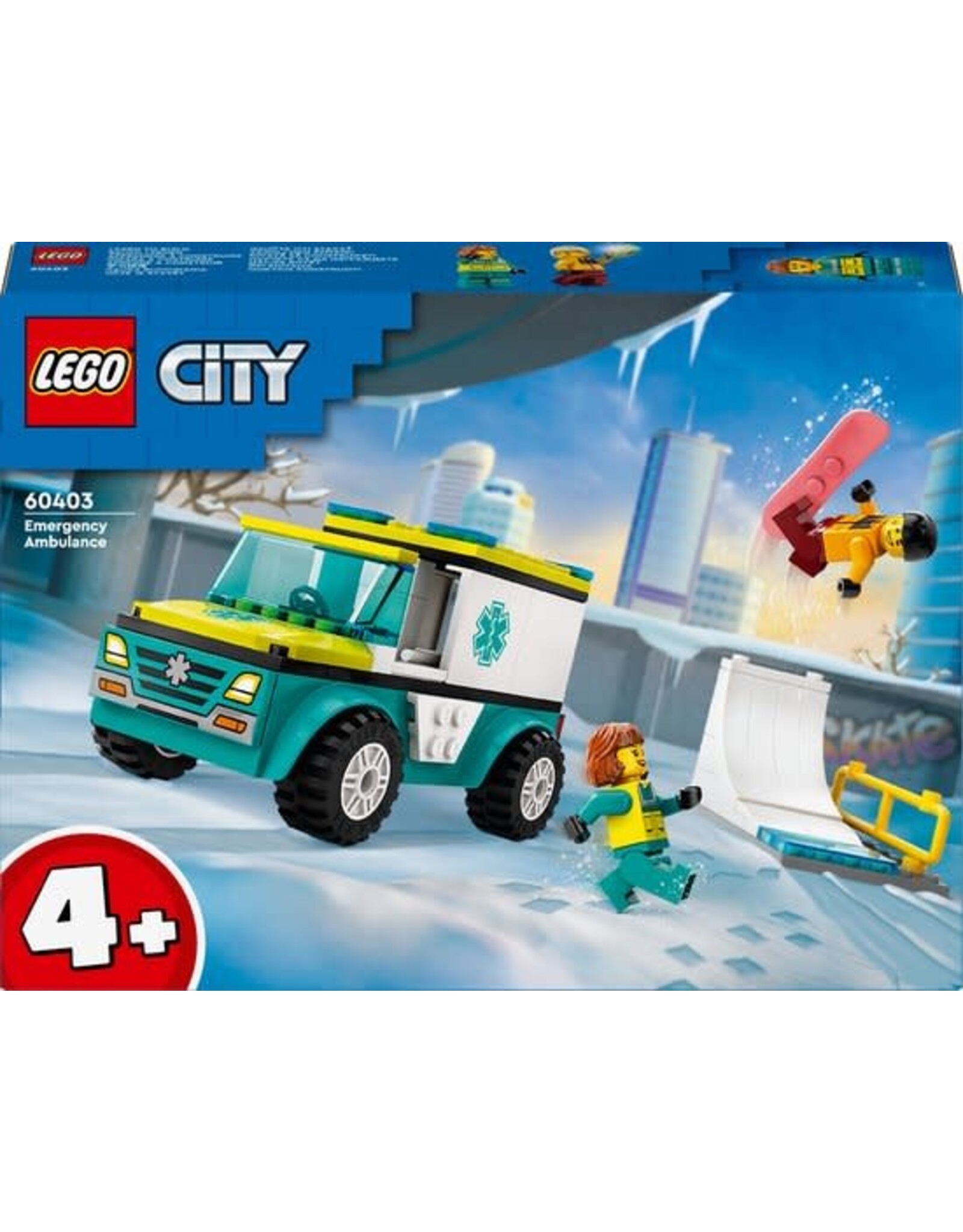 LEGO LEGO City Ambulance en snowboarder - 60403