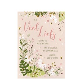 PaPerClip PaPerClip Wenskaart – Heel veel liefs