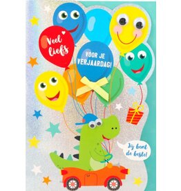 Depesche Depesche - Kinderkaart met de tekst "Veel liefs voor je verjaardag! Je bent ..." - mot. 031