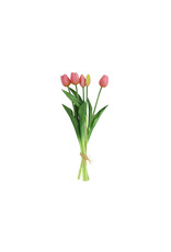 COUNTRYFIELD Countryfield Kunstbloem Tulipa boeket roze 41cm