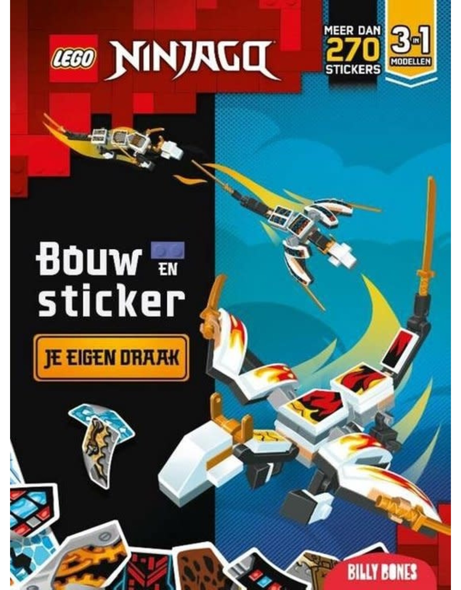 LEGO Bouw en Sticker 2 - LEGO - Bouw en sticker je eigen draak Bouw