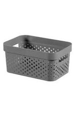 CURVER Curver Infinity Recycled Dots Opbergbox 4,5L - Antraciet