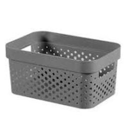 CURVER Curver Infinity Recycled Dots Opbergbox 4,5L - Antraciet