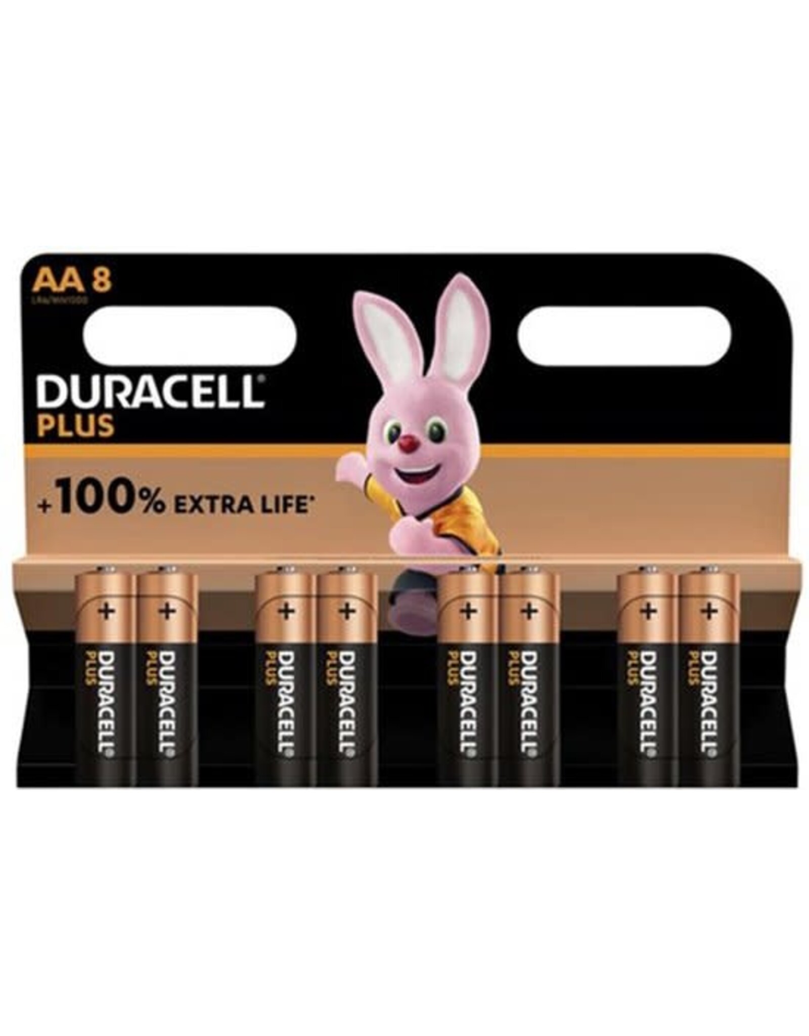 DURACELL Duracell Alkaline Plus AA Batterijen - 8 stuks