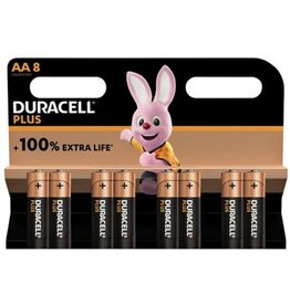 DURACELL Duracell Alkaline Plus AA Batterijen - 8 stuks