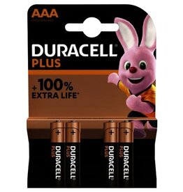 DURACELL Batterij Duracell plus power duralock AAA batterij 4 stuks