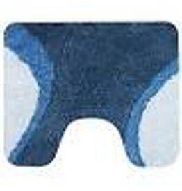 DUTCH HOUSE Dutch House Toiletmat Metz 60x50 cm Blauw