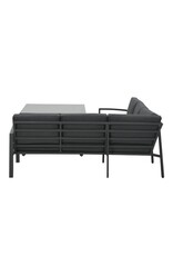 GARDEN IMPRESSION Garden Impressions Wellington lounge dining set - aluminium - carbon black