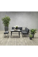 GARDEN IMPRESSION Garden Impressions Wellington lounge dining set - aluminium - carbon black