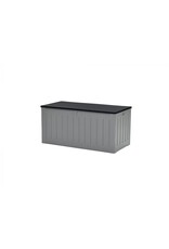 GARDEN IMPRESSION Primo kussenbox - kunststof - 830L - 160x78 cm - donkergrijs - zwart
