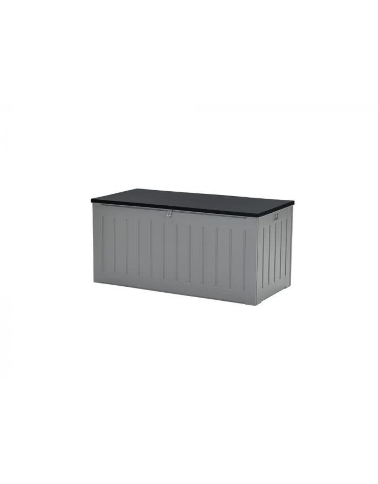 GARDEN IMPRESSION Primo kussenbox - kunststof - 830L - 160x78 cm - donkergrijs - zwart