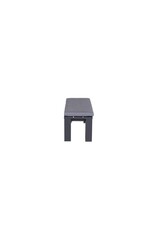 GARDEN IMPRESSION Garden Impressions  Cube loungebank carbon black