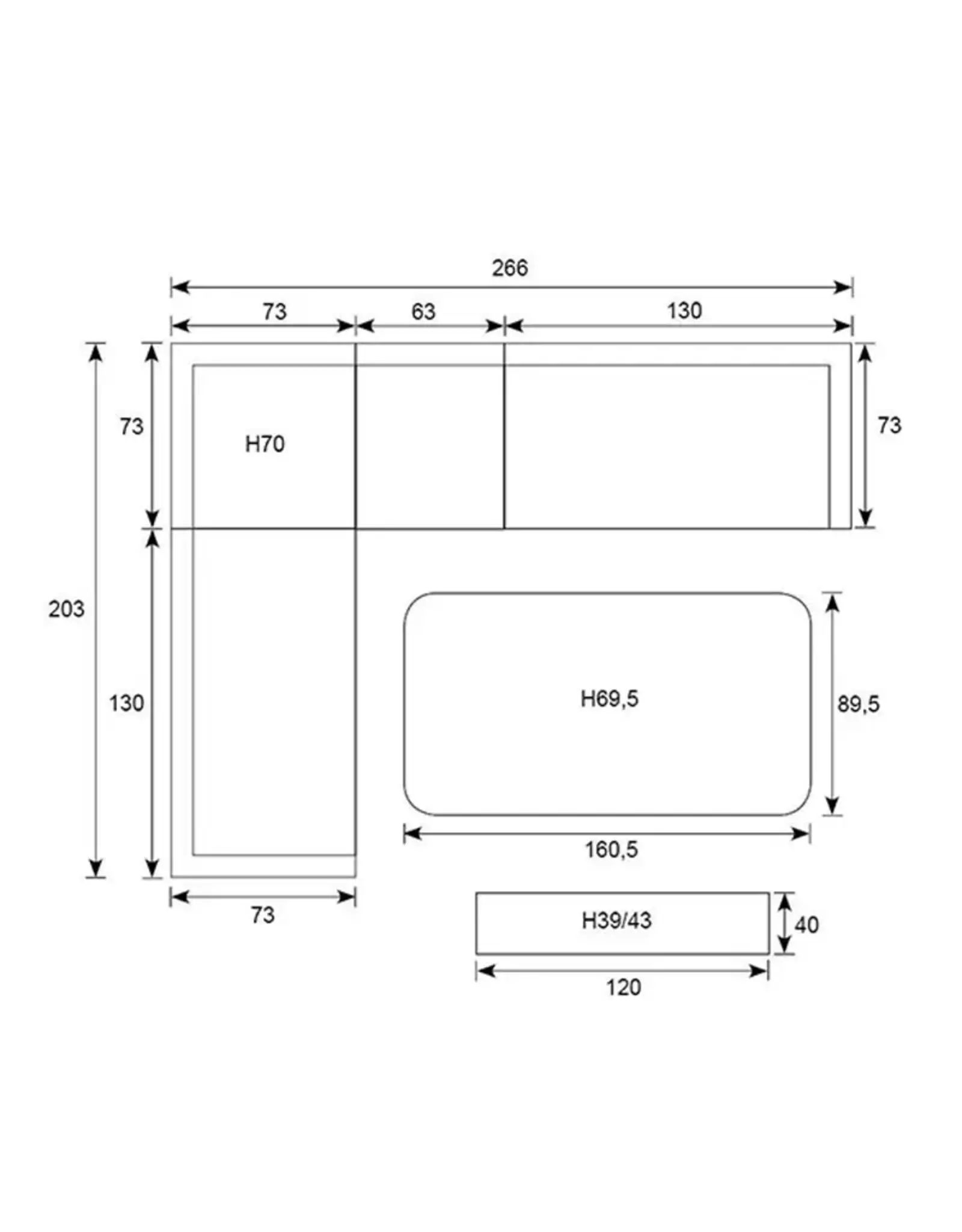 GARDEN IMPRESSION Garden Impressions Teramon Lounge Diningset - Antraciet/Mystic Grey