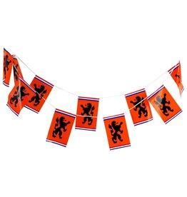 MERKLOOS Oranje Vlaggelijn 10 / 8 meter