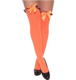 Witbaard Kousen Met Strik Dames Polyester Oranje One-size