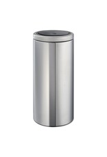 BRABANTIA Brabantia Touch Bin Flat Top afvalemmer 30 liter met kunststof binnenemmer - Matt Steel