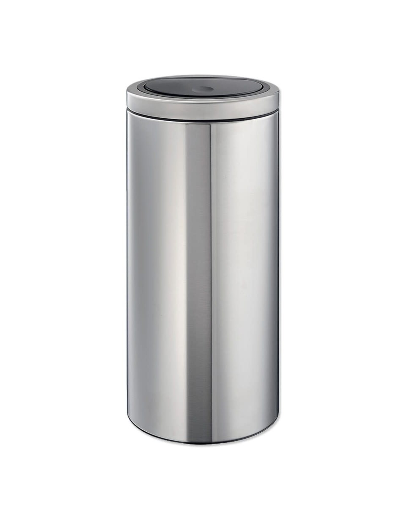 BRABANTIA Brabantia Touch Bin Flat Top afvalemmer 30 liter met kunststof binnenemmer - Matt Steel