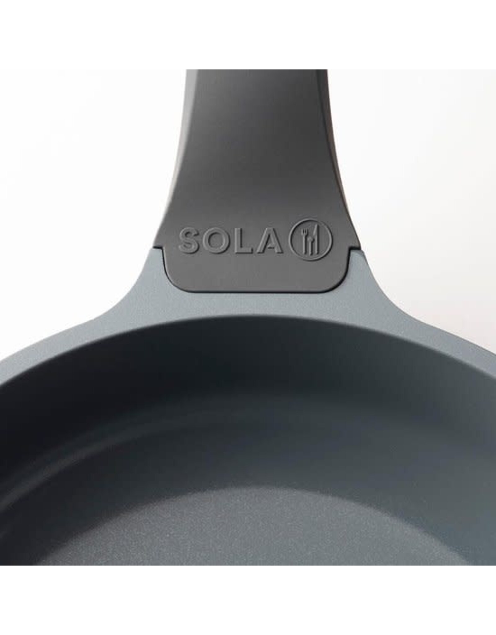 SOLA Sola - Koekenpan - Ceramica - Ø 20 cm - Zwart - Aluminium - Antiaanbaklaag