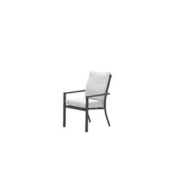 GARDEN IMPRESSION Sergio dining fauteuil - carbon black - desert sand