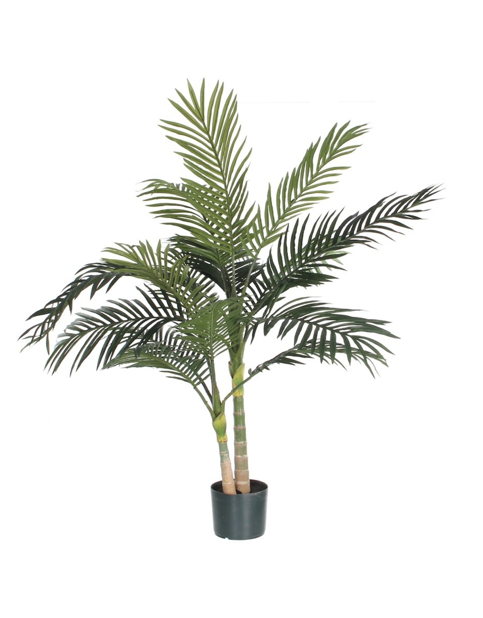 MICA DECORATIONS Mica Decorations Areca palm Kunstplant - H120 x Ø100 cm - Groen