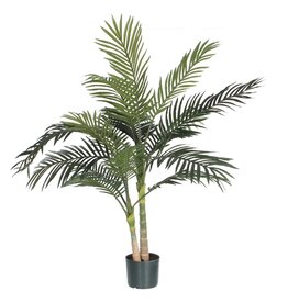 MICA DECORATIONS Mica Decorations Areca palm Kunstplant - H120 x Ø100 cm - Groen