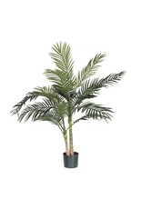 MICA DECORATIONS Mica Decorations Areca palm Kunstplant - H120 x Ø100 cm - Groen