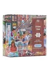 Story Time Jigsaw Puzzle Book Shop Image Cafe Children Gibsons 500 Pieces