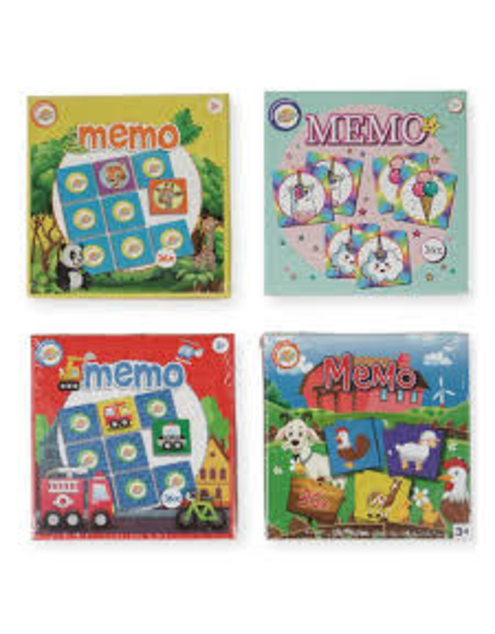 Game memo 17x17x4,5cm. 4ass FSC