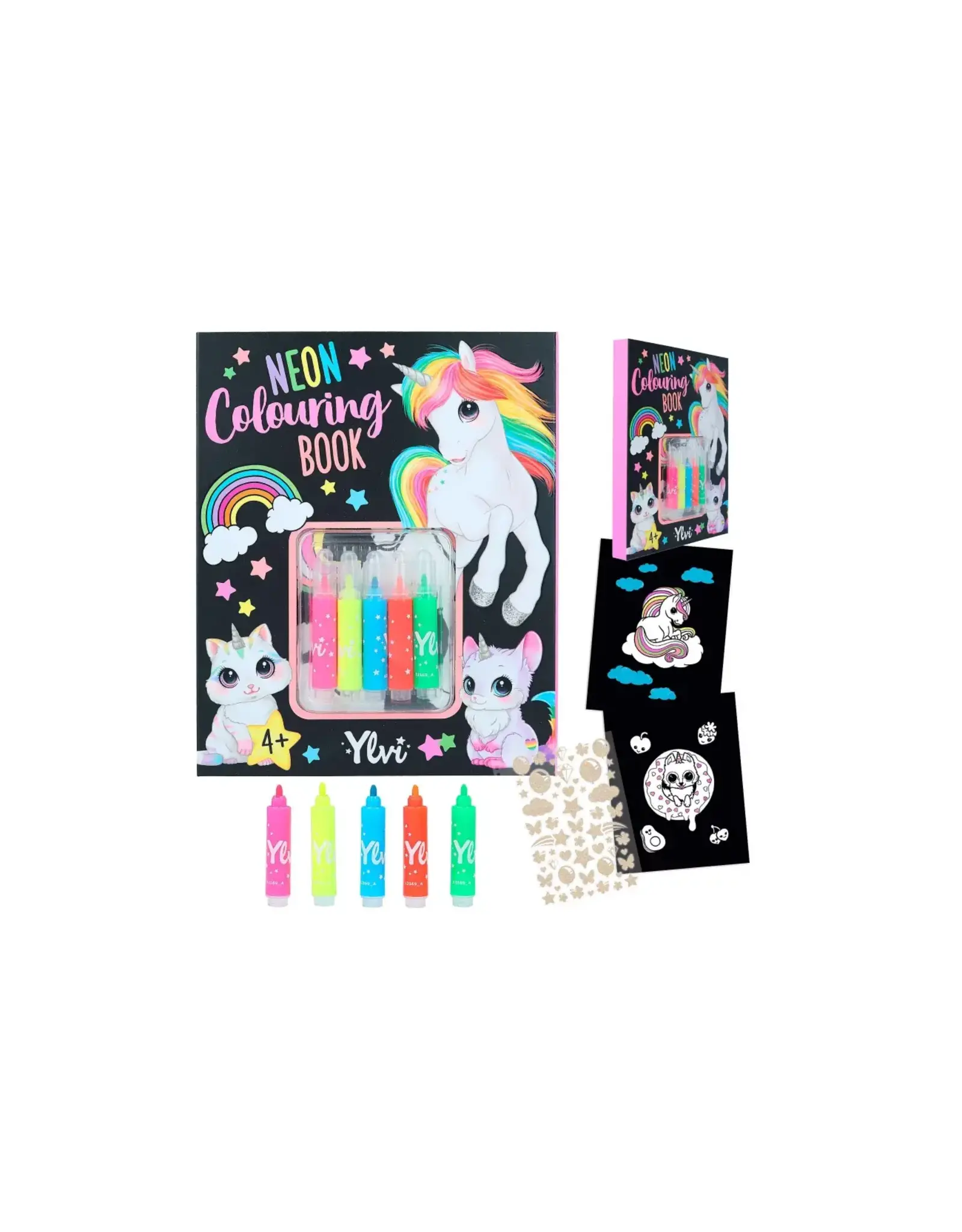 Depesche Ylvi en de Minimoomis Ylvi neon kleurboek