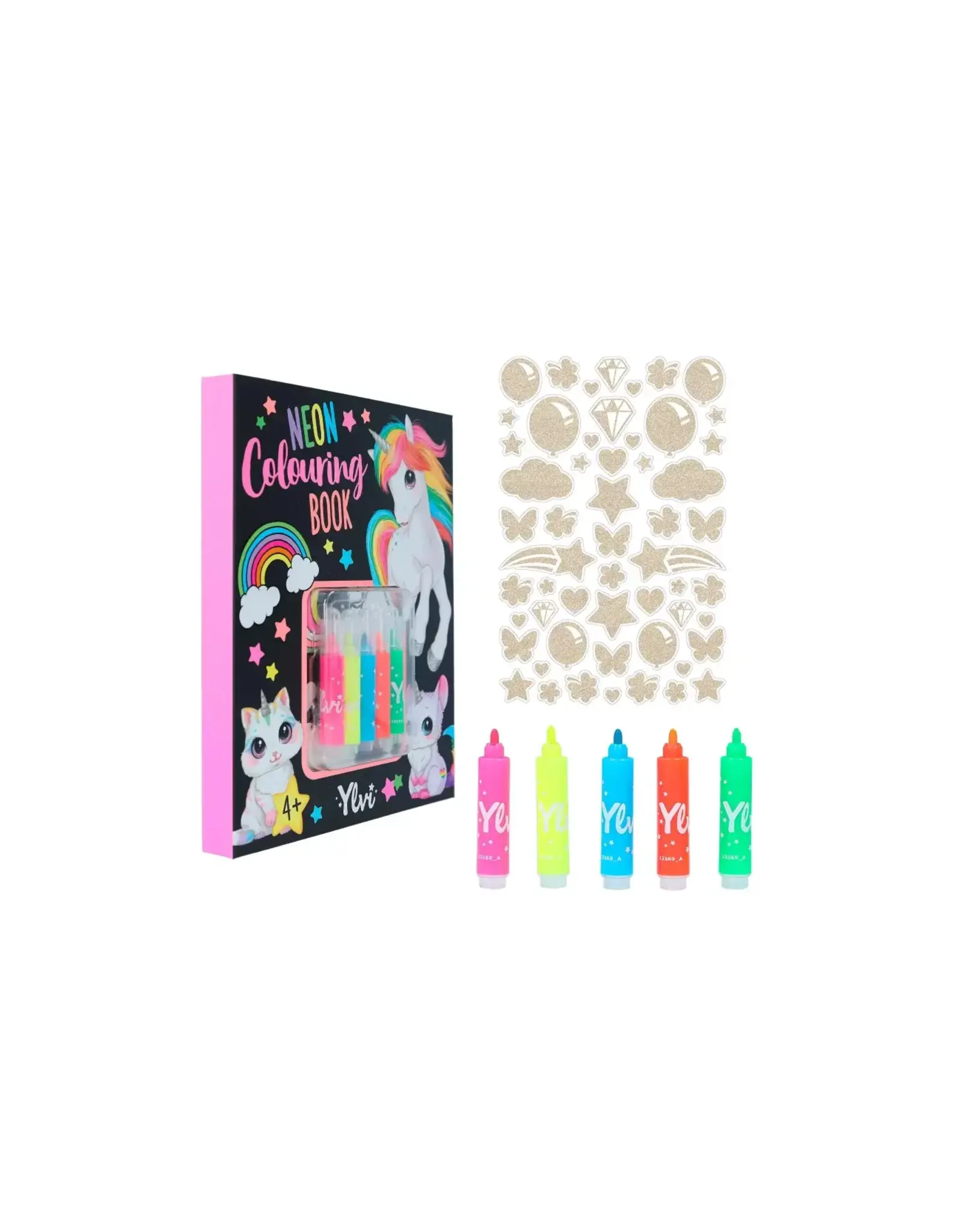 Depesche Ylvi en de Minimoomis Ylvi neon kleurboek