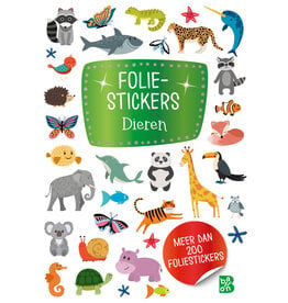 Ballon Foliestickers - Dieren Glitterstickers 1