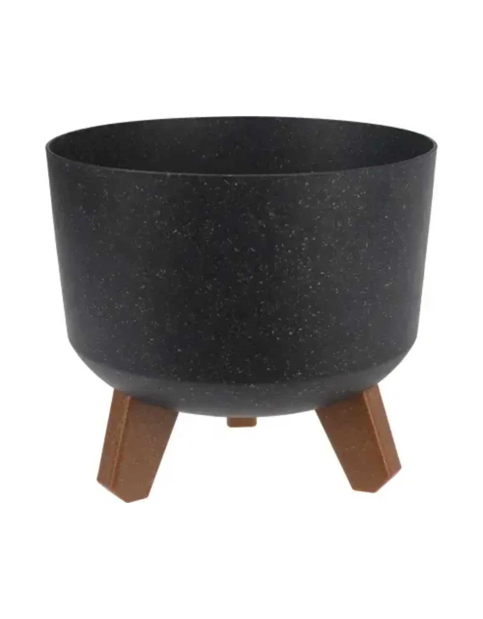 Decoris Bloempot Eco op pootjes 200x175mm - zwart