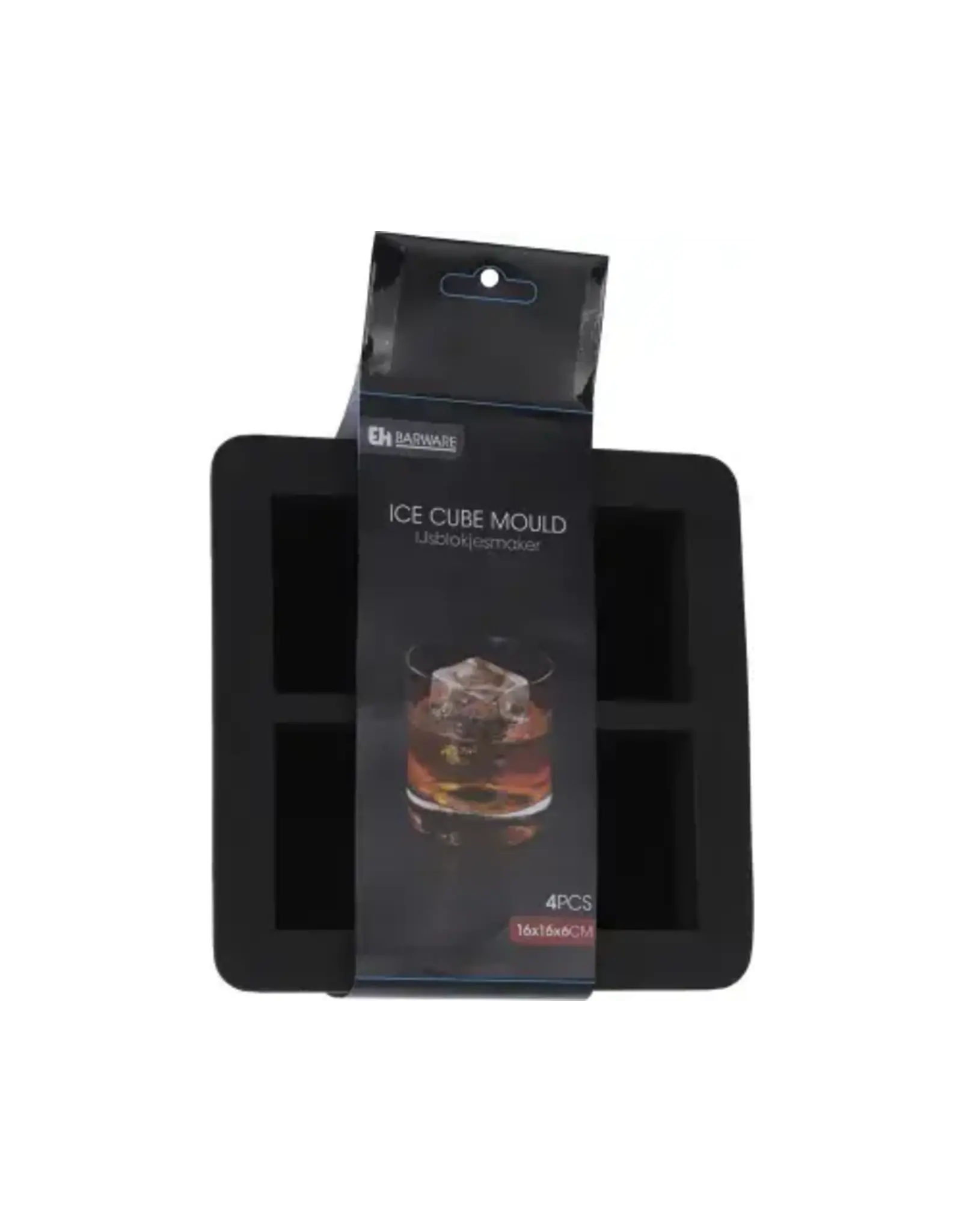Barware ijsblokmaker 4 blokken