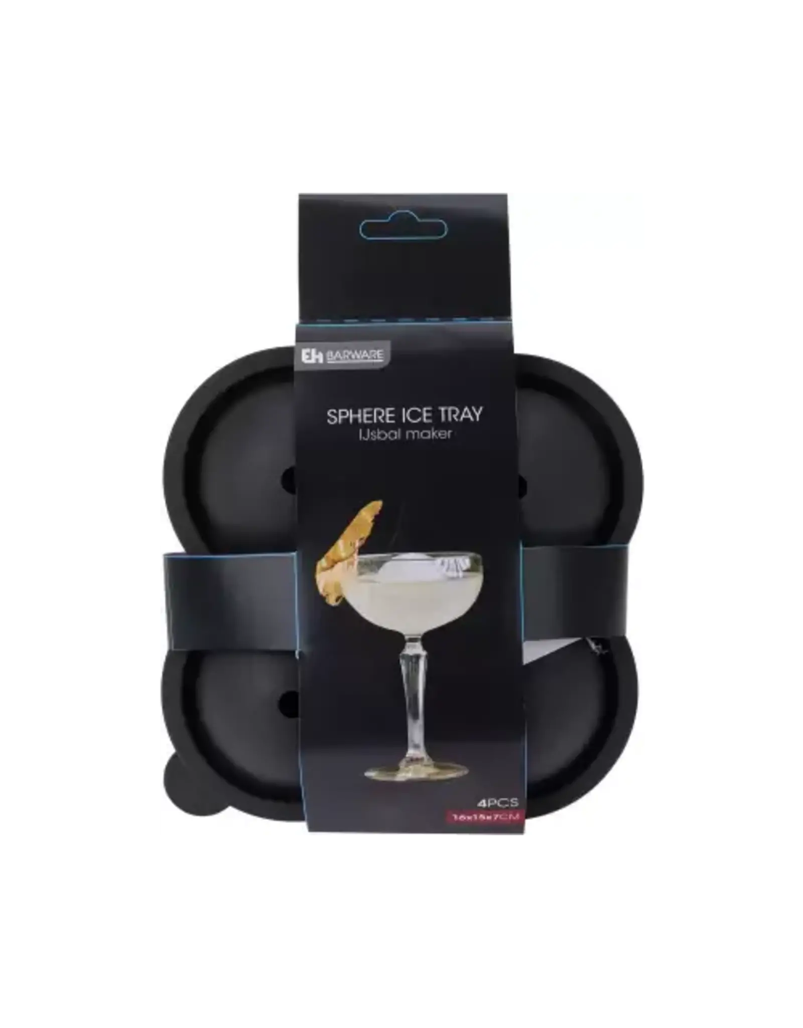 Barware ijsblokmaker 4 ijsballen