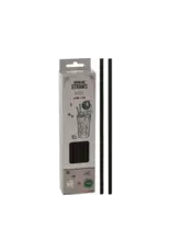 Rietjes Zwart PP Set van 50 stuks Dia 6mm L 22cm