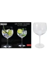 EXCELLENT HOUSEWARE Gint Tonic Glas 650ml set 2 stuk