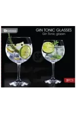 EXCELLENT HOUSEWARE Gint Tonic Glas 650ml set 2 stuk