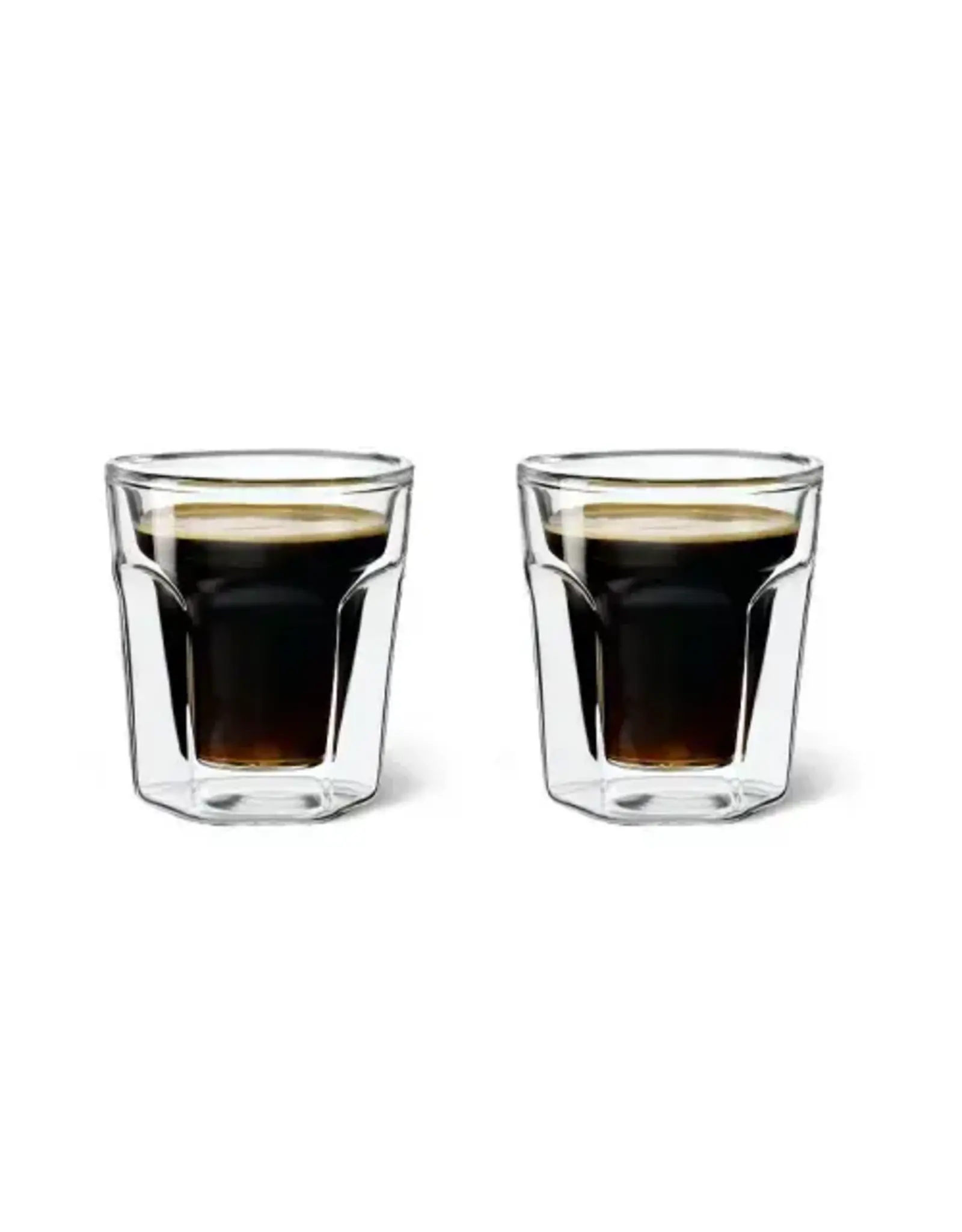 Dubbelwandig glas Leopold Vienna Espresso 100ml 2 stuks