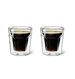 Leopold Vienna Dubbelwandig glas Leopold Vienna Espresso 100ml 2 stuks