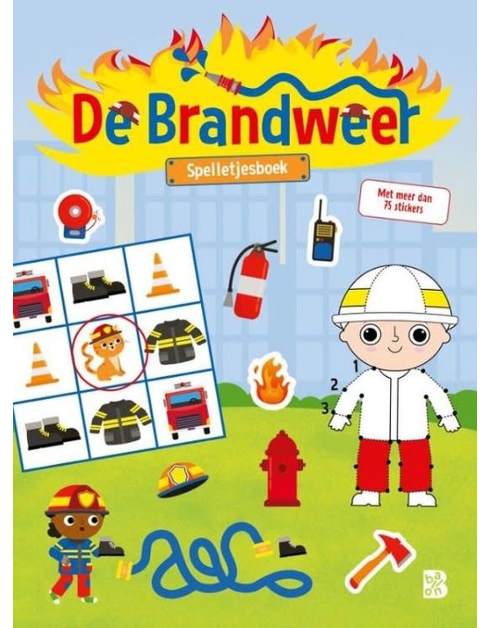 Ballon Brandweerreeks 1 - De brandweer spelletjesboek