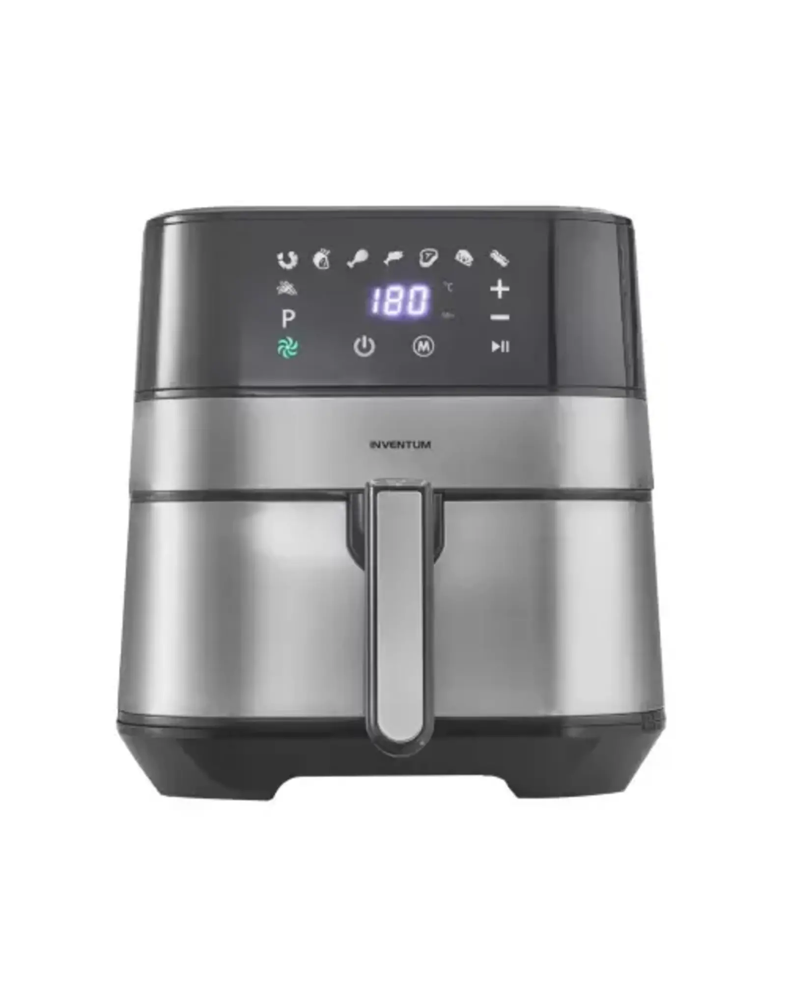 INVENTUM Inventum GF500HLD Airfryer Friteuse 5L Zwart/RVS 1700W