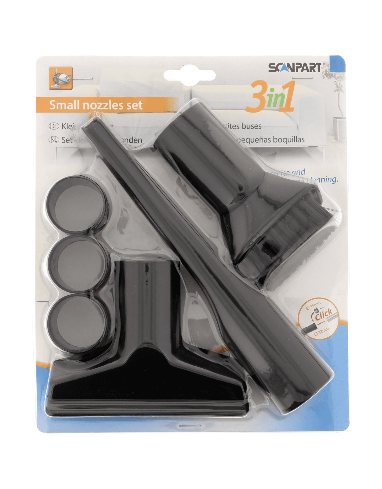 SCANPART Scanpart Kleine zuigmonden Set