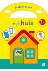 Stickerkoffertjes 1 - Plak en kleur Mijn huis 2+