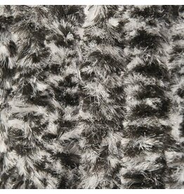WICOTEX Kattenstaart deurgordijn 100x240cm zwart/wit/grijs