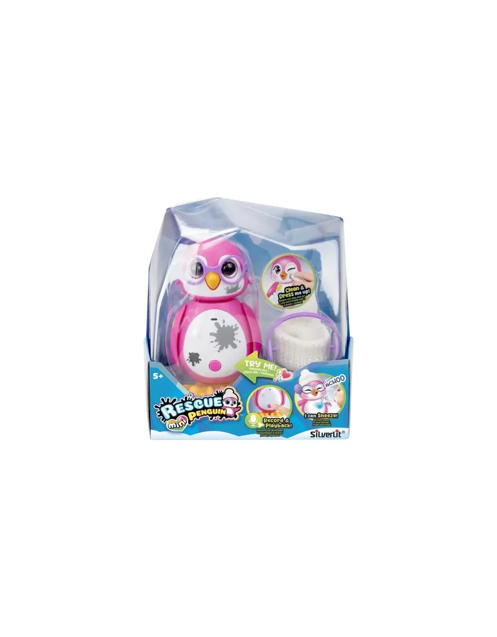 Silverlit Rescue Penguin mini - roze