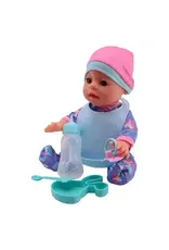 Baby Rose drink- en plaspop 30cm 2 assorti