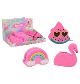 Schattige portemonnee assorti in display