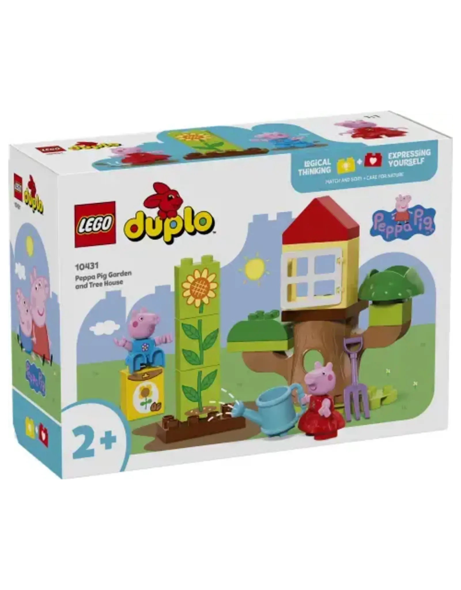 duplo DUPLO Peppa Pig Peppa Big tuin en boomhut