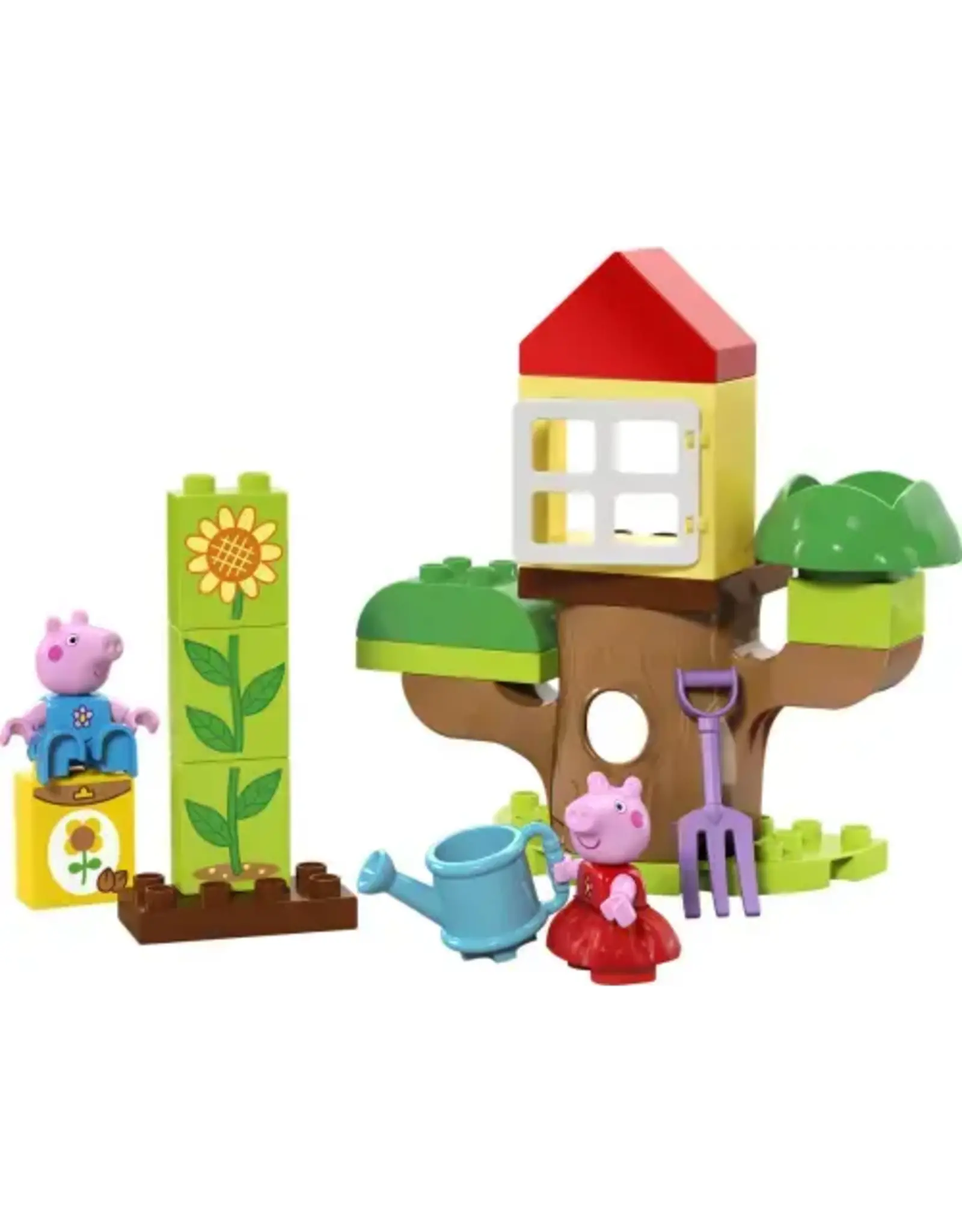 duplo DUPLO Peppa Pig Peppa Big tuin en boomhut